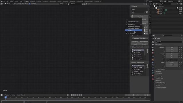 Node Kit works well with Pie Menu Editor смотреть онлайн