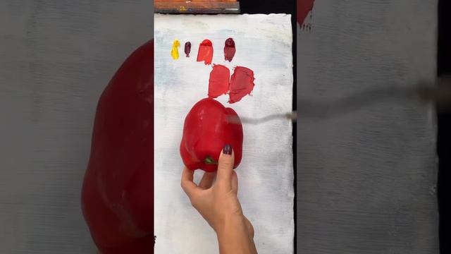 Как смешать идеальный красный #художник смотреть онлайн
