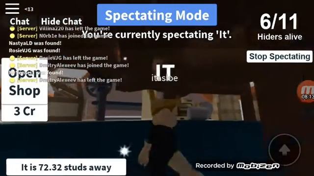 НАШЁЛ ТОП НЫЧКУ В Roblox HIDE AND SEEK #1 смотреть онлайн