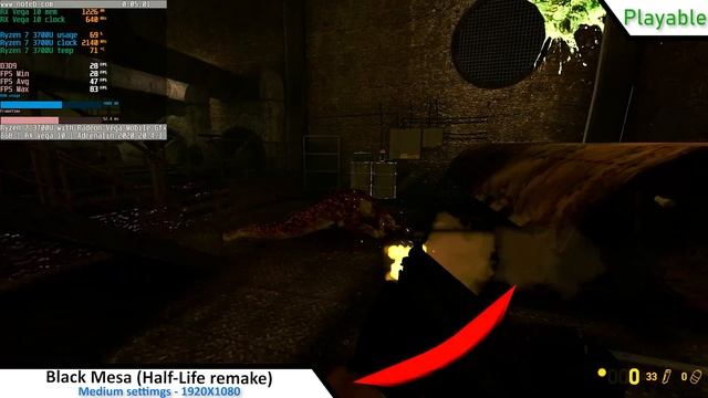 Lenovo IdeaPad L340-15: Black Mesa gameplay (Ryzen 7 3700U , RX Vega 10) смотреть онлайн
