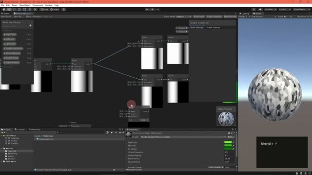 Sparkling Grass Lawn in Shader Graph! Unity URP Procedural Material ✔️ 2020.3 | Game Dev Tutorial смотреть онлайн