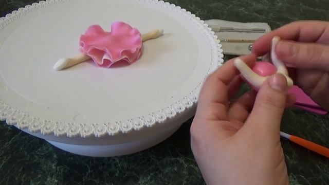 фигурки из мастики. Балерина смотреть онлайн