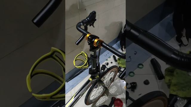 Upgrading my Java fit folding bike to Road Bike смотреть онлайн
