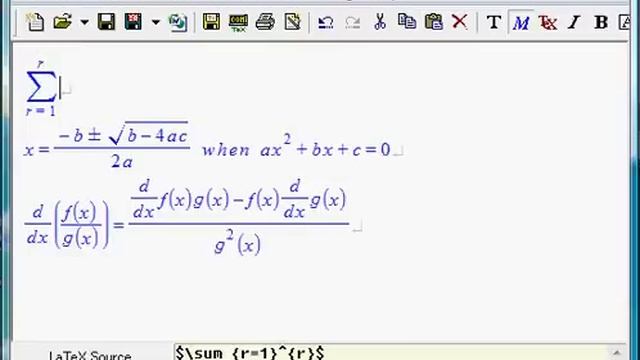 InftyReader's Beta, Speech-Driven, Version of InftyEditor... a Free Math Editor. смотреть онлайн