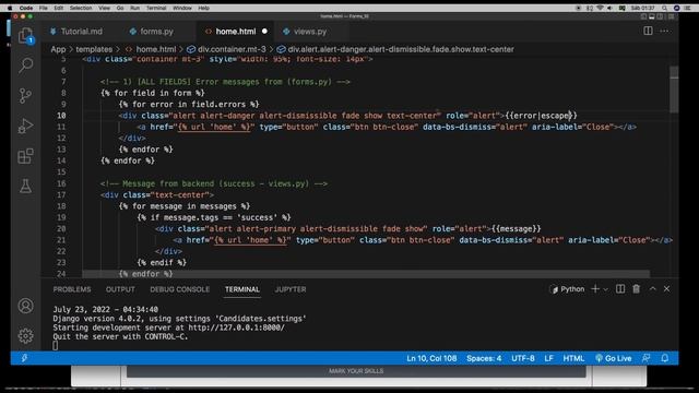 DJANGO CRISPY FORMS | Updated 2022 | ADVANCED Crash Course | Bootstrap 5 | No scripts | Part #10 смотреть онлайн