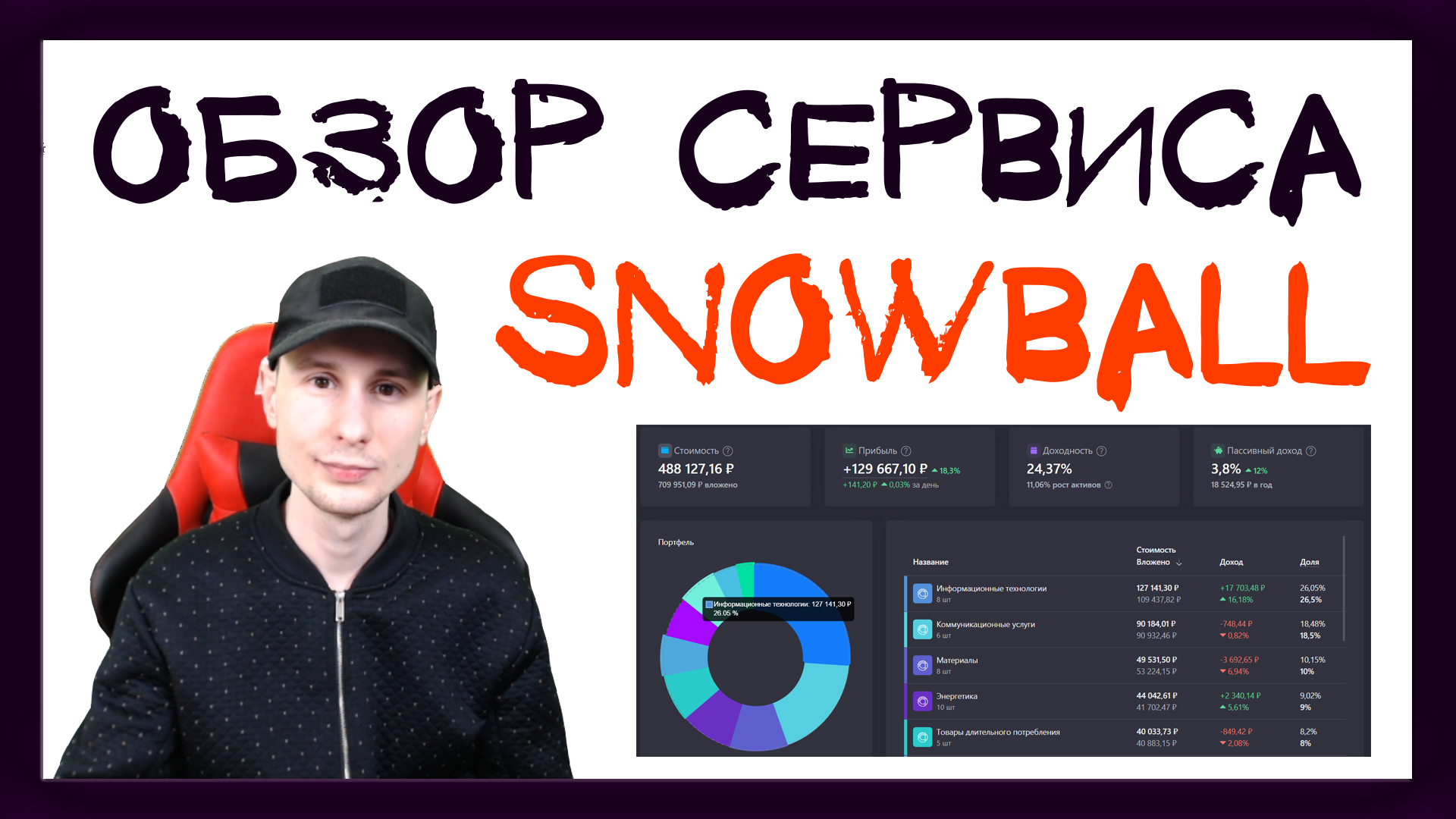 Обзор Snowball Income. Лучший сервис для учёта инвестиций. Инвестиции для начинающих смотреть онлайн