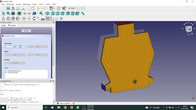 Freecad CfdOf Tutorial 11 Simple Combustion with reactingFoam смотреть онлайн