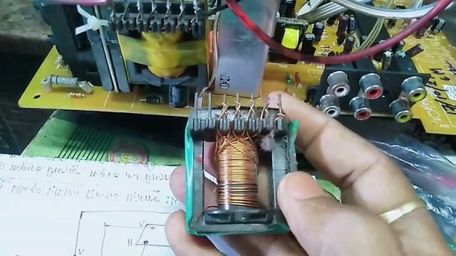Chopper Transfarmar in 17 inch CRT Tv. || Chopper coil in horizontal output section. смотреть онлайн