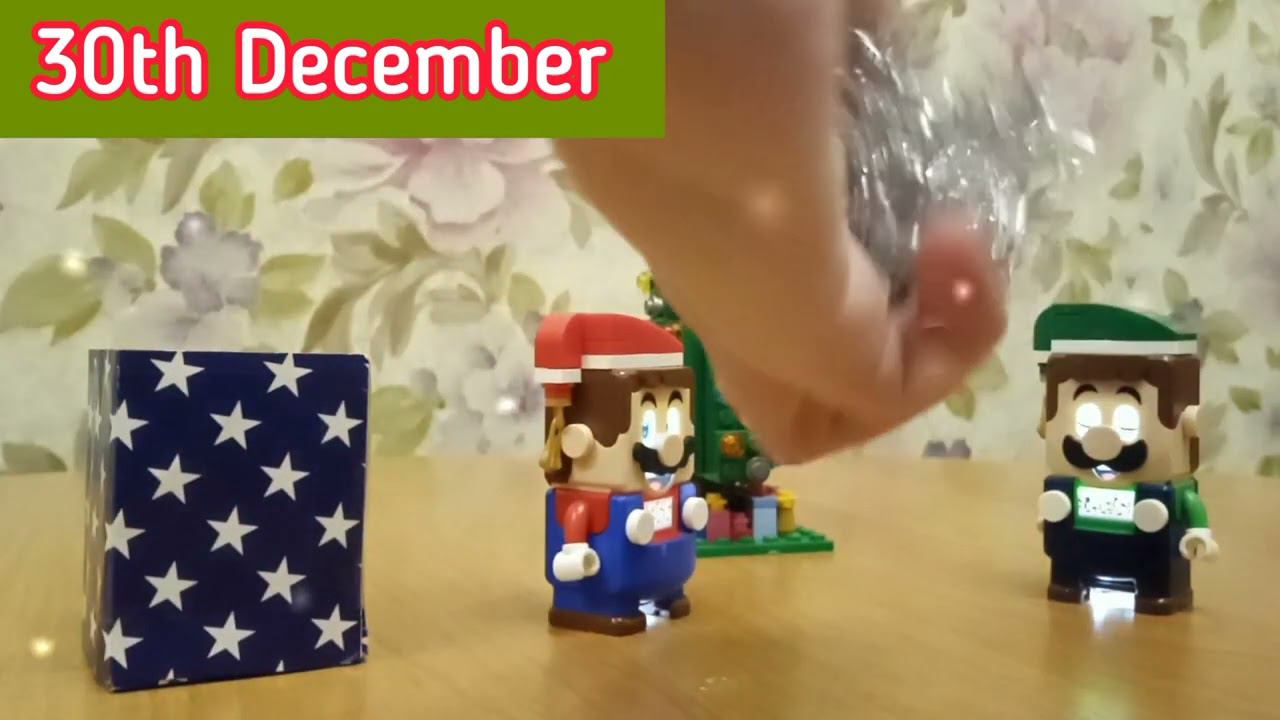 My Christmas & New Year Advent Calendar mini surprises by Lego Super Mario & Luigi. Day 30 #shorts смотреть онлайн