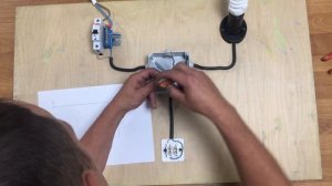 Подключение выключателя одноклавишного