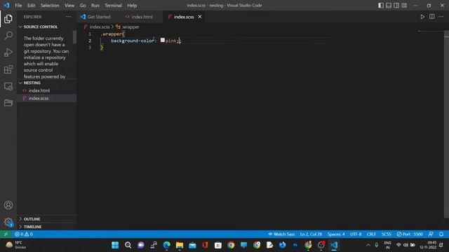 Nesting in Scss | Nesting | Sass & Scss | Tutorial 4 | HIndi/English смотреть онлайн