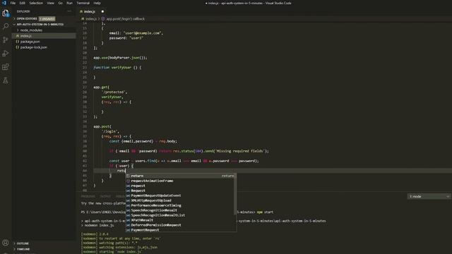 JWT Nodejs Tutorial For Beginners смотреть онлайн
