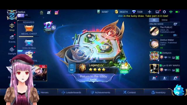 Giveaway | Top Global Globalan Gusion Push Rank - Mobile Legends смотреть онлайн