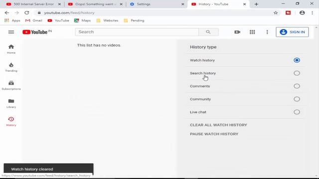(Youtube Channel) 500 Internal Server Error. Sorry. (Oops) Something Went Wrong (windows) смотреть онлайн