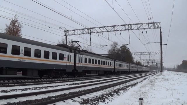 Электропоезд ЭП2Д-0208 ЦППК сообщением Москва - Пл 88 Км смотреть онлайн