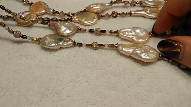 KONOVA SVETLANA.ПЕРЕДЕЛКА. Розовый жемчуг. Разорванная нитка. смотреть онлайн