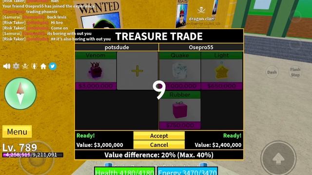 Fair Roblox Bloxfruit Trade? смотреть онлайн