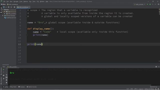 Python variable scope ? смотреть онлайн