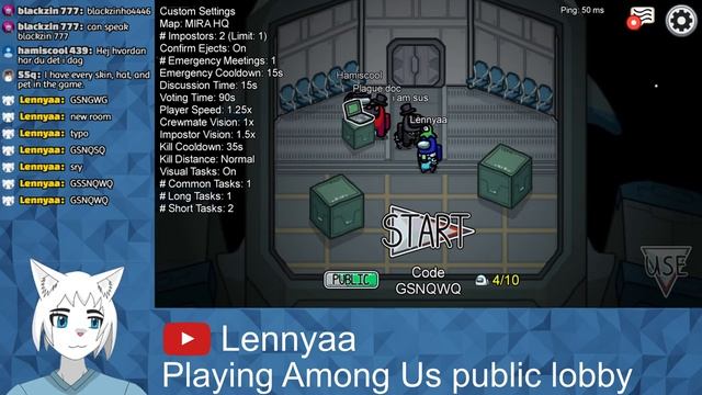 [Among Us] Getting chat hacked and copypastas in public lobbys with python3. - 18 [ENG Neko VTuber] смотреть онлайн