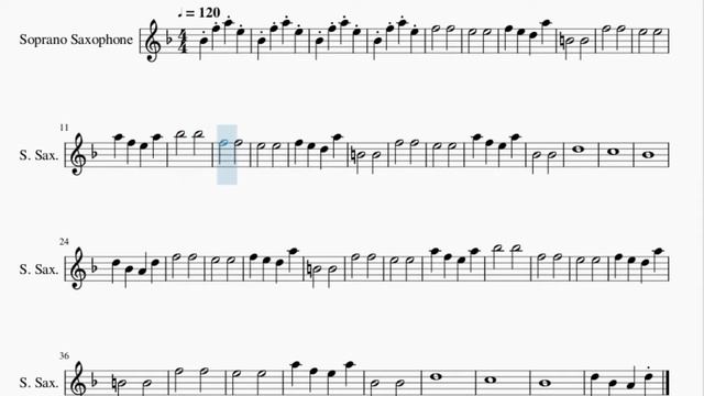 Soprano Sax Sheet Music: How to play Lavender Town (Pokemon) by Junichi Masuda смотреть онлайн
