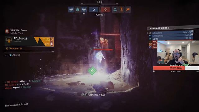 Destiny 2 average PVP guy going into trials смотреть онлайн