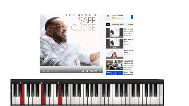 Marvin Sapp - All in Your Name piano смотреть онлайн