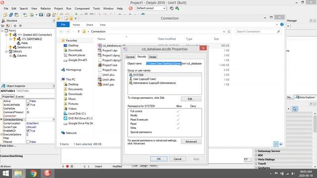 Connection String - Access Accdb