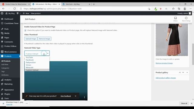 How to add product video in woocommerce [wordpress coding] смотреть онлайн
