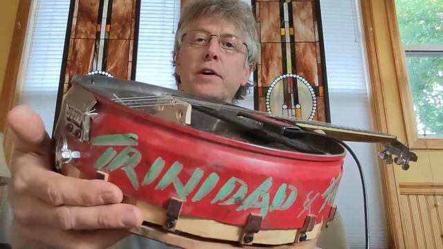 Steel Drum Electric Tenor Banjo Build смотреть онлайн