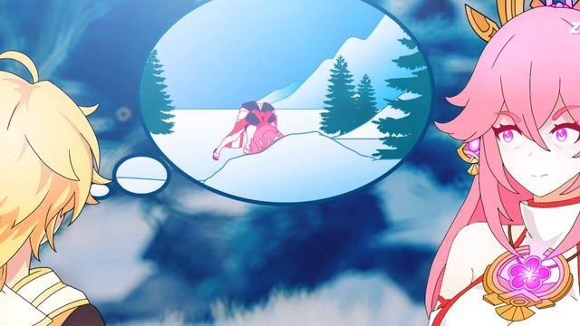 Yae Miko talk about Kitsune | Genshin Impact animation смотреть онлайн