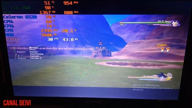 Dragon Ball Z: Kakarot GT 710 + Celeron G530 Dual Core PC Baratinho 2021 Teste/Gameplay 720p HD смотреть онлайн