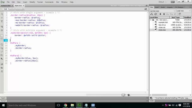 Parametrized mixins in LESS - Contd ( PART 11 - Learn LESS and SASS with CSS ) смотреть онлайн