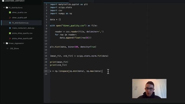 Fitting Probability Distributions to Data with SciPy (Python) смотреть онлайн