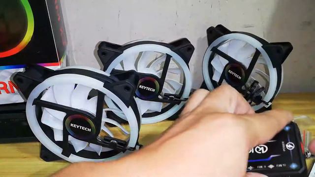 Keytech Storm X3 rgb fan смотреть онлайн
