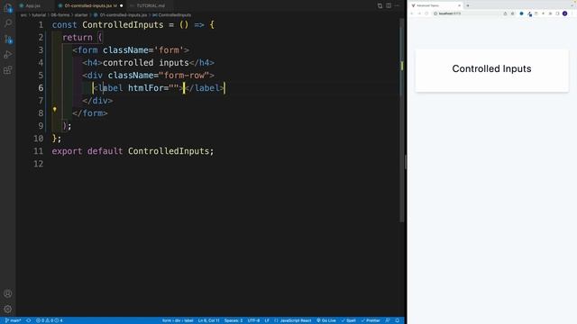 React 18 Tutorial - Forms Setup смотреть онлайн