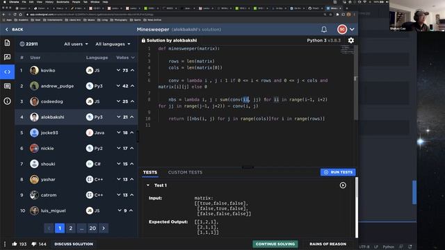 Learn beginner Python with me: live streaming problem solving on codesignal Oct 20 смотреть онлайн