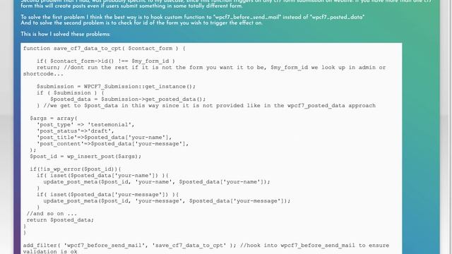 Contact form 7 to custom post type смотреть онлайн