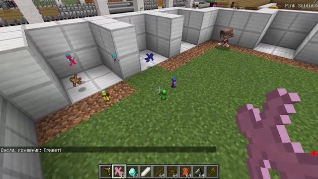 БИТВА ИГРУШЕК ПРЕДАТЕЛЬ AMONG US в МАЙНКРАФТ НО ДЕВУШКА НУБ И ПРО ВИДЕО ТРОЛЛИНГ MINECRAFT смотреть онлайн