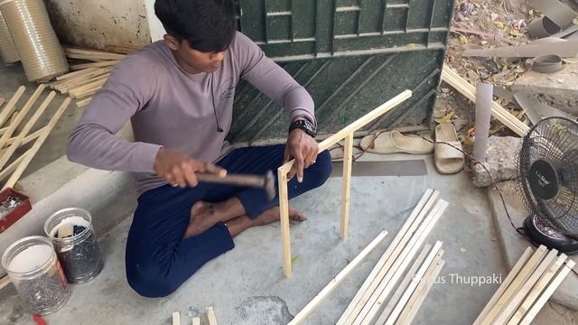 5 Feet, 2300rs /31$ Wooden Bird Cage Making in Asia's biggest Pet Market| Kolathur Fish Market смотреть онлайн