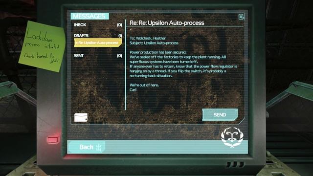 SOMA - Site Upsilon: Log Into Computer as Carl Semken Power Manager & Status Event Log Gameplay PS4 смотреть онлайн