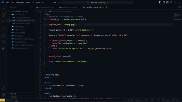 CURSO DE PHP Y MYSQLi | EVITANDO ATAQUES CSRF CON MYSQLi #08 смотреть онлайн