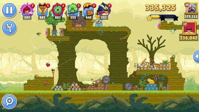 Angry Birds Friends Level 6 Tournament 1361 three stars NO POWER-UP walkthrough 2024-02-26 смотреть онлайн