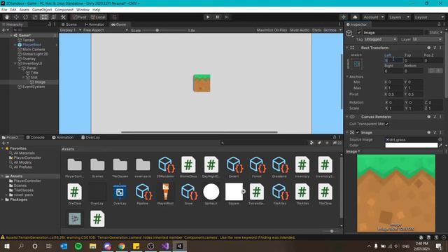 How To Make A 2D Game Like Terraria / Minecraft in Unity - Inventory! #1 смотреть онлайн