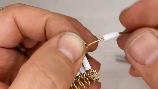 wire wrap chain.ажурная цепочка из проволоки с бусинами. выпуск 15 смотреть онлайн