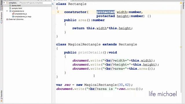 The protected Access Modifier in TypeScript смотреть онлайн