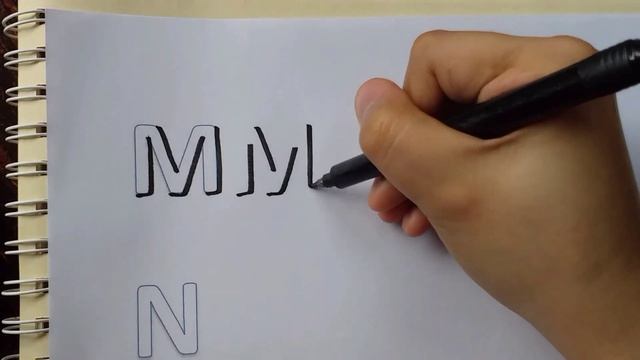 Writing Letters in Shadows | Lettering Tutorial смотреть онлайн