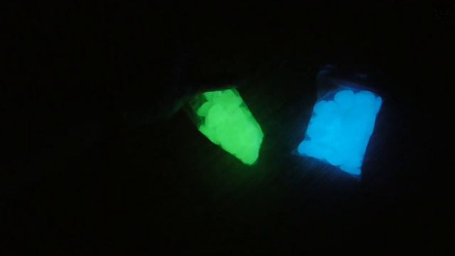 Светящиеся камни с Алиэкспресс! Фосфорные камни - очень яркие. смотреть онлайн