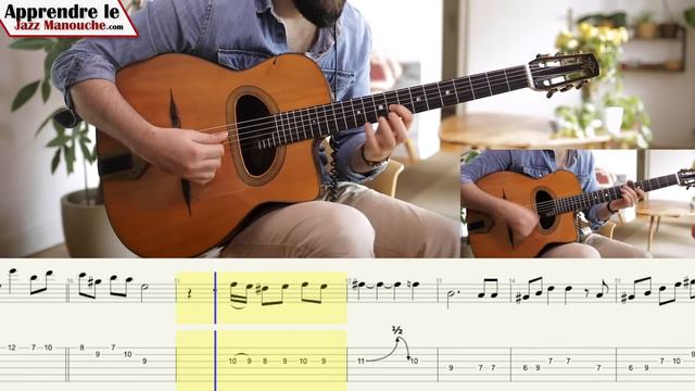 Minor Swing -Джанго Рейнхардт - соло и табы смотреть онлайн