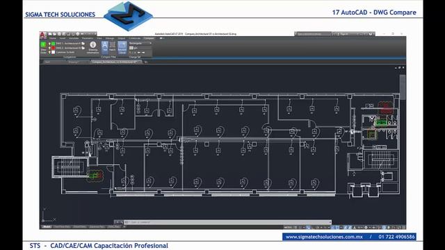 AutoCAD 2019 - DWG Compare смотреть онлайн