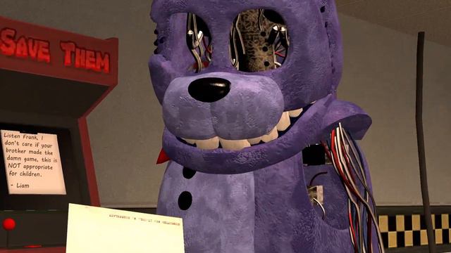 Gmod FNAF - Withered Bonnie Loses His Mask! смотреть онлайн
